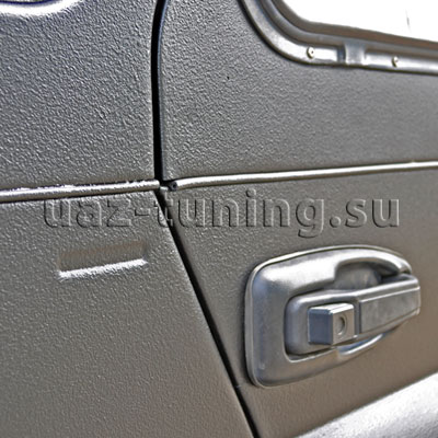 Тюнинг УАЗ Хантер с покрытием кузова авто «Раптор»